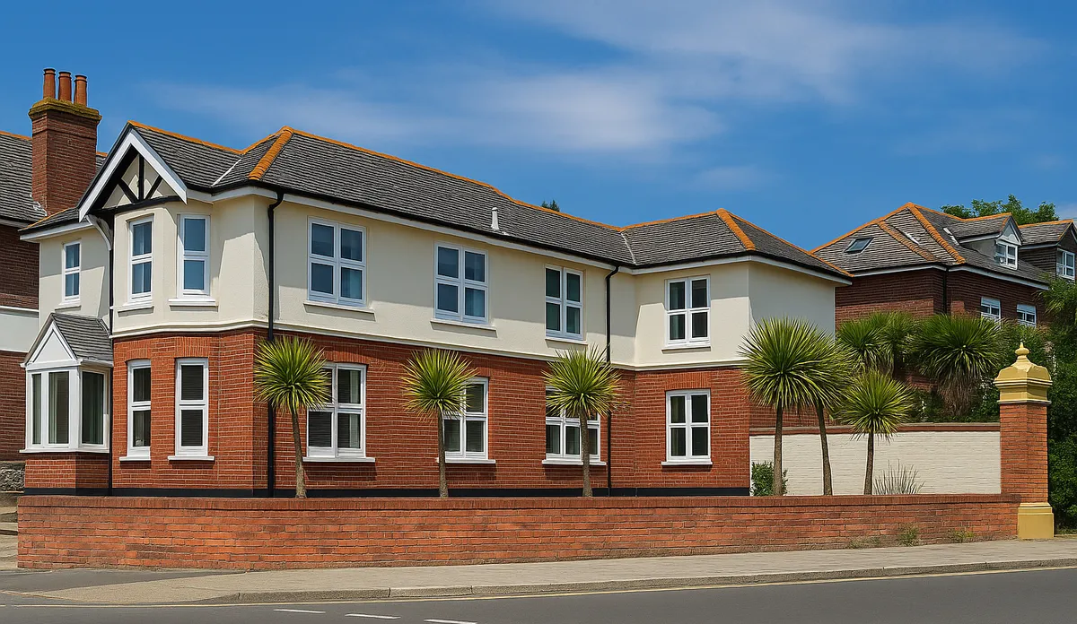 Exterior photo of Poole Park House Accommodation