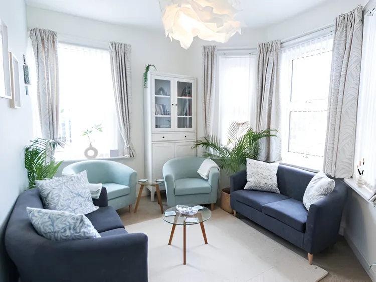 Calm communal lounge